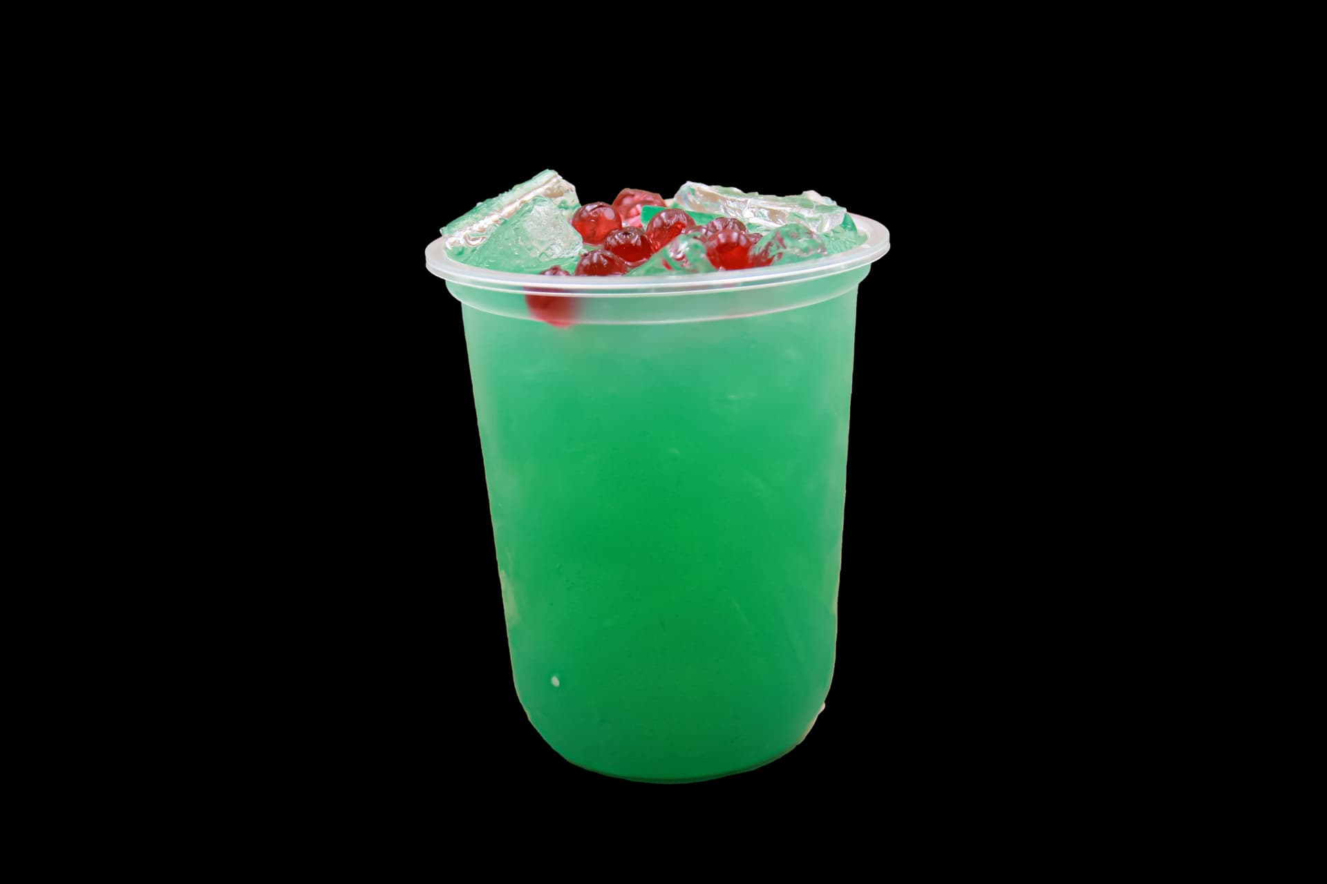 กรีนโซดาไข่มุก — Green Soda Boba