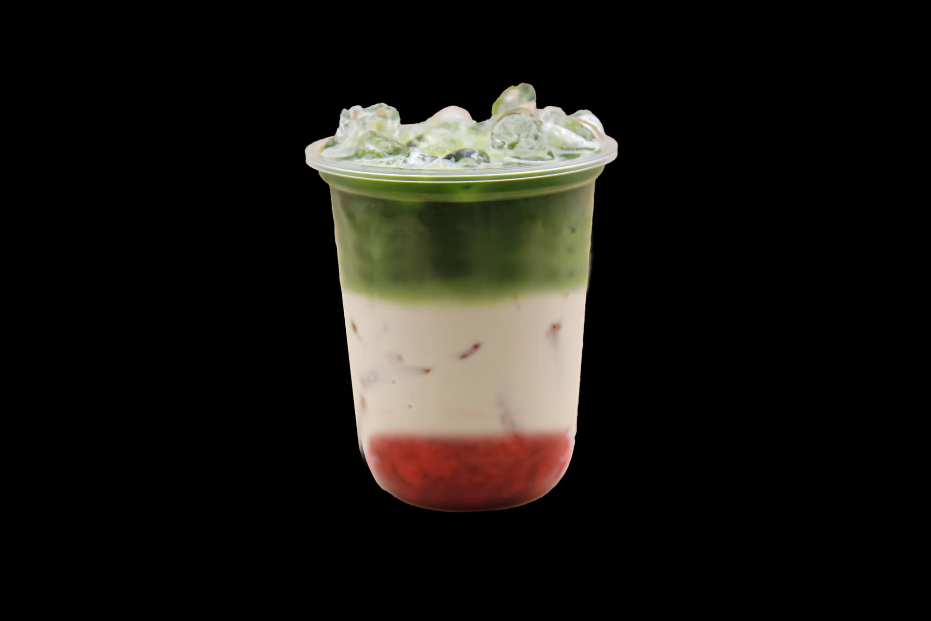 มัทฉะสตรอว์เบอร์รีลาเต้ — Strawberry Matcha Latte